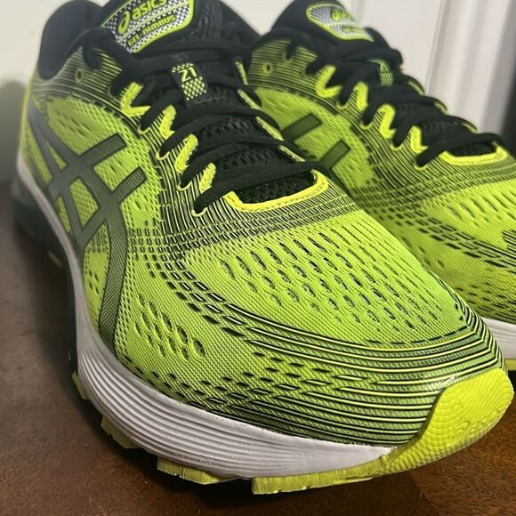 🔥🔥 ASICS GEL-Nimbus 21 Running Shoes Safety Yellow Men Sz 13 - Rare - PERFECT - Picture 6 of 14